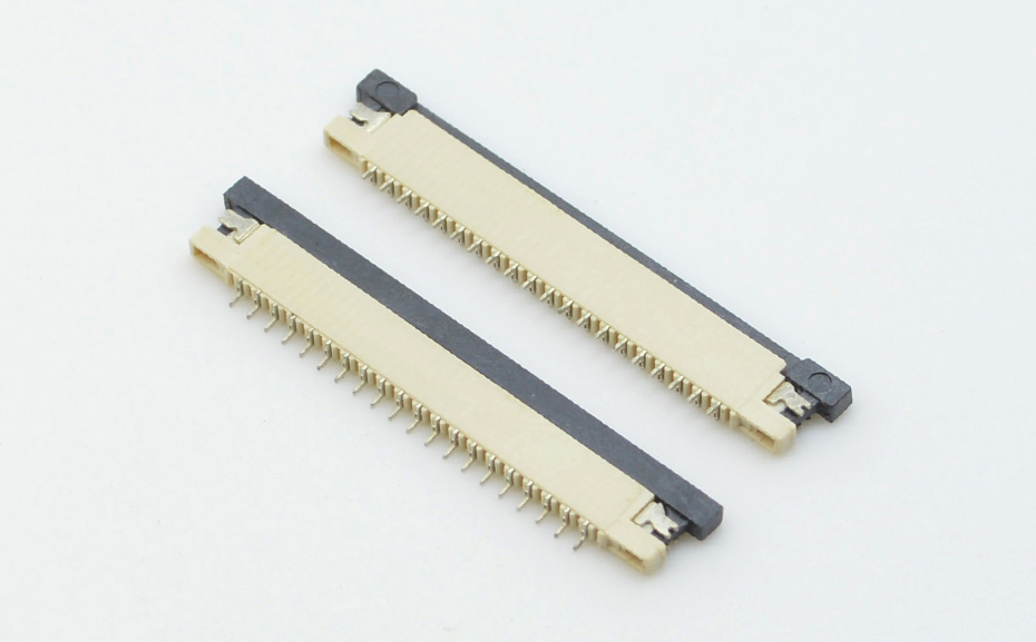 江苏ffc/fpc连接器-1.0 间距 fpc连接器fpc连接器 下接-宏利