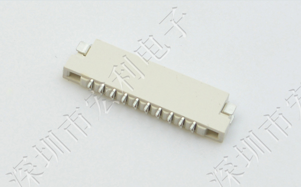 广东fpc连接器1.0mm间距 1.5H双面接触FFC排线插座4P/6P/7P/8P/10P/12P/18P/24P/26P-宏