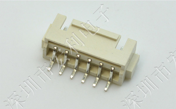 2.54mm间距线对板卧式连接器2P 3P 4P 5P 6P 7P 8P 9P 10P 11P 12P抗震动带锁扣插座